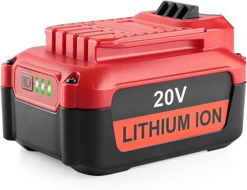 استبدال حزم بطارية Powilling CMCB205 6.0Ah 20V للحرفي V20 MAX بطارية ليثيوم أيون CMCB204 CMCB202 CMCB201 شاحن سريع CMCB104 أداة طاقة لاسلكية (فقط لسلسلة Craftsman 20V Max V20) in Kuwait