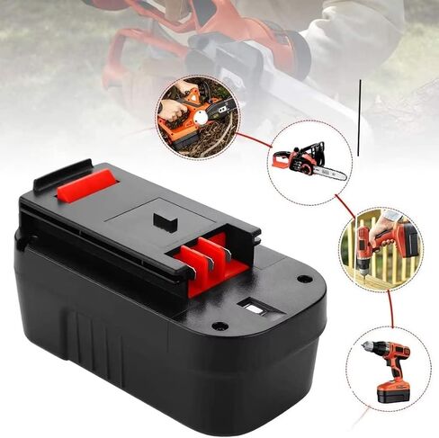 2Pack 3.6Ah HPB18 Ni-Mh Replacement Battery for Black and Decker 18V Battery HPB18 HPB18-OPE Compatible with Black Decker Battery 18 Volt Tools A1718 FS18FL Firestorm Cordless Power Tool (Black) in Saudi Arabia