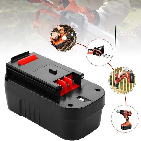 2Pack 3.6Ah HPB18 Ni-Mh Replacement Battery for Black and Decker 18V Battery HPB18 HPB18-OPE Compatible with Black Decker Battery 18 Volt Tools A1718 FS18FL Firestorm Cordless Power Tool (Black) in Saudi Arabia