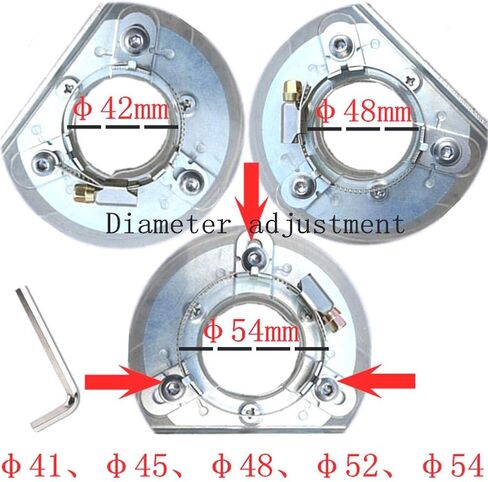 Hyuduo Cutting Dust Cover Grinding Shroud for 100/125/150mm Angle Grinder Dust Shroud & 90/115/125mm Saw Disc in Saudi Arabia