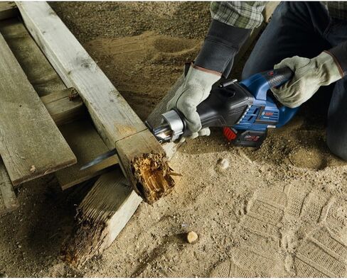 BOSCH GSA18V-125K14A 18V EC Brushless 1-1/4 In.-Stroke Multi-Grip Reciprocating Saw Kit with (1) CORE18V® 8 Ah High Power Battery in Saudi Arabia