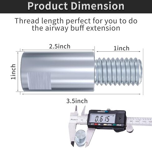 موسع مجرى الهواء ABPF مقاس 2 بوصة، قضيب توصيل فولاذي لمطحنة الزوايا، امتداد مطحنة مقاس 1 بوصة لأداة التلميع، عمود تمديد مطحنة الزاوية in Kuwait