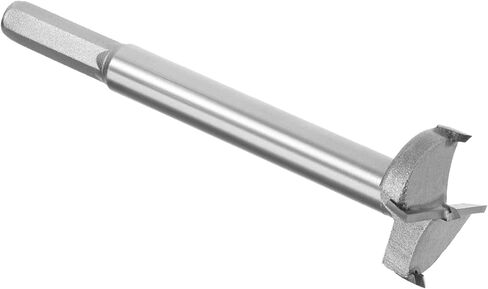 Kozelo Forstner Drill Bit - [18mm] Tungsten Carbide Auger Opener for Wood Furniture Hinge Woodworking Use, Hex Shank, Gray in Kuwait