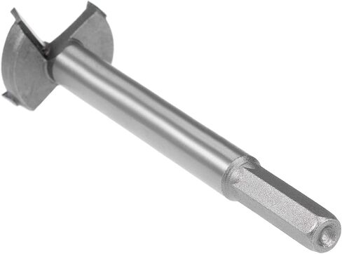 Kozelo Forstner Drill Bit - [18mm] Tungsten Carbide Auger Opener for Wood Furniture Hinge Woodworking Use, Hex Shank, Gray in Kuwait