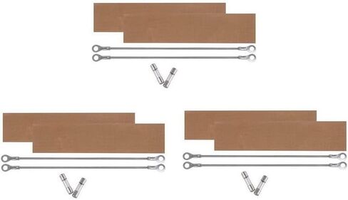 (6 مجموعات) (عناصر بديلة لجهاز منع التسرب PFS-500 = 20 بوصة (6 عناصر تسخين 5 مم + 6 صفائح تيفلون + 6 صمامات) in Kuwait