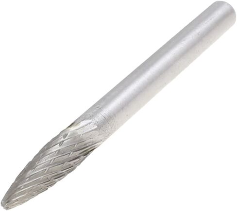 Aexit 6mm x Rotary Tool Accessories 22mm Cutting Toothed Conical Nose Hard Alloy Blades Rotary File in Saudi Arabia