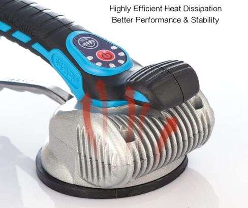 Tile Vibrator 15,000VPM Tiling Machine 6 Gears Tiler 10,000mAH Li-On Rechargeable 280kg Capacity with 2 Batteries in Kuwait