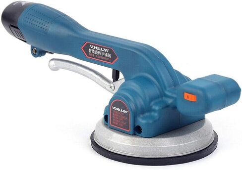 Hand-Held Tile Tiler Machine Portable Tile Vibrator Tile Installation Suction Cup Tile Automatic Leveling Machine (Aluminum Suction Cup/One Battery) in Saudi Arabia