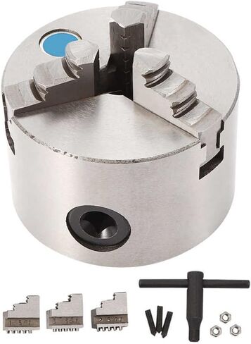 MSEURO K11 80 3-Jaw Lathe Chuck Self-Centering Lathe Chuck with Chuck Wrench Industrial Accessory in Kuwait