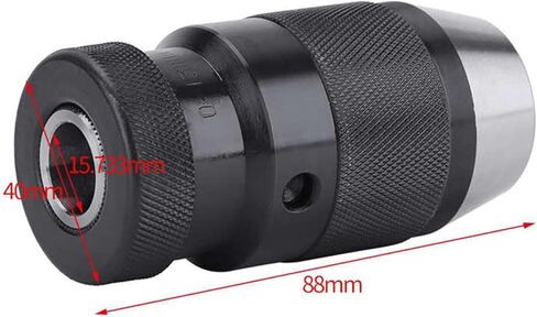 MSEURO B16 Chuck 0-13mm Chuck Collet Self-Tightening Keyless Adaptor Lathe Drill Chuck Keyless for Lathe Electric Drill in Kuwait