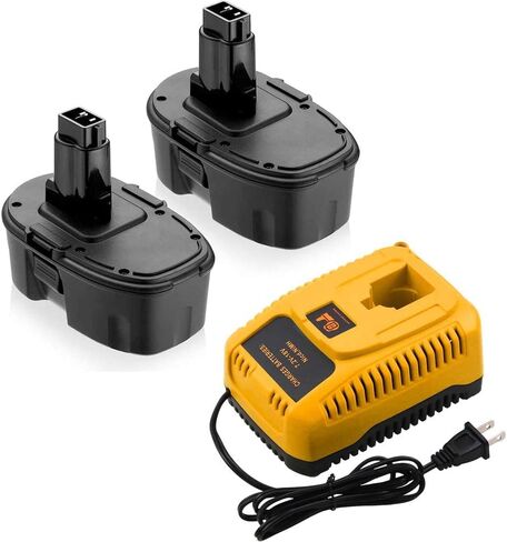 2 حزمة بطارية بديلة 18 فولت 3.6 أمبير متوافقة مع بطارية dewalt 18 فولت DC9096 DC9099 DC9098 DW9099 DW9098 + DC9310 لبطارية 7.2 فولت Ni-Cd&Ni-Mh in Kuwait