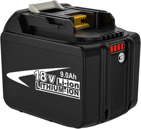 GERIT BATT [Upgraded to 9.0Ah] 18V BL1890B Replacemet Lithium-ion Battery Compatible with Makita 18 Volt Battery BL1890 BL1860 BL1830 BL1840 BL1850 BL1850B Cordless Power Tools in Kuwait