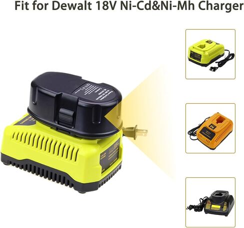 2 Pack 3.6Ah Ni-Mh DC9098 DC9098 DC9096 18 Volt Replacement Battery Compatible with Dewalt 18V Battery DW9096 DW9098 DW9099 DE9095 DE9098 DE9091 in Saudi Arabia