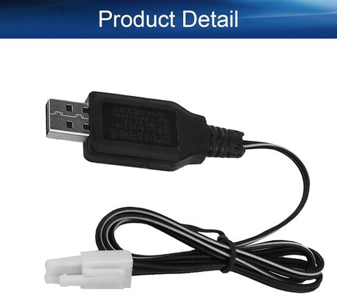 Heyiarbeit EL-2P كابل شحن USB عكسي لسيارة RC 4.8 فولت 250 مللي أمبير Ni-MH Ni-CD بطارية 1 قطعة in Kuwait