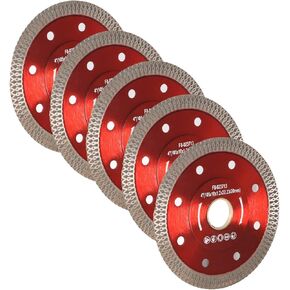 Timunr 5Pcs Cutting Disc Wheels 4 Inch Super Thin Dry Wet Diamond Porcelain Saw Blades Fit for Marble Cutting in Saudi Arabia