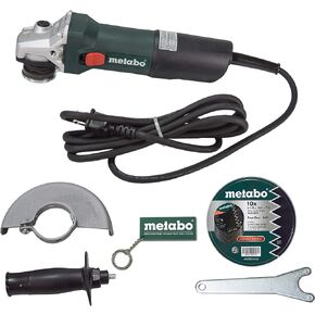 Metabo 603608420 4.5"/5" Angle Grinder 11,500 RPM 8.0 AMP with (10) 4-1/2"x .040 x 7/8" A60T Type 1 Slicer Cutting Wheels Wheels in Saudi Arabia