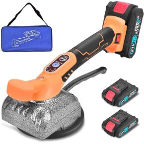 آلة اهتزاز البلاط المحمولة باليد - بطاريتان 21 فولت 2.0 أمبير - آلة بلاط البلاط آلة تسوية البلاط الأوتوماتيكية أدوات تركيب هزاز البلاط مع كوب شفط قابل للتعديل بـ 5 سرعات in Kuwait