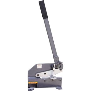 KAKA INDUSTRIAL HS-5 5-Inch Sheet Metal Plate Shear, Solid Construction Mounting Type Metal Shear, High Precision Manual Hand Plate Shear