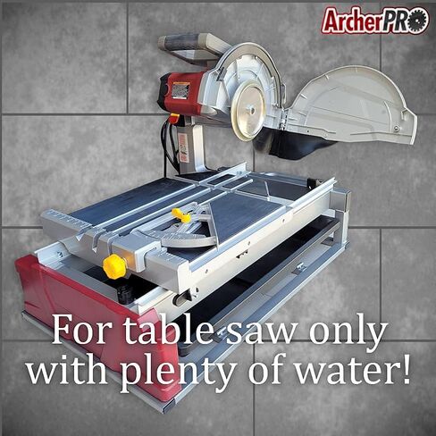 Archer PRO 6" x 3/8" Bullnose Tile Blades, Diamond Profile Wheels for Tile Cutting, Grinding, profiling. for Wet Tile Saw only. in Saudi Arabia