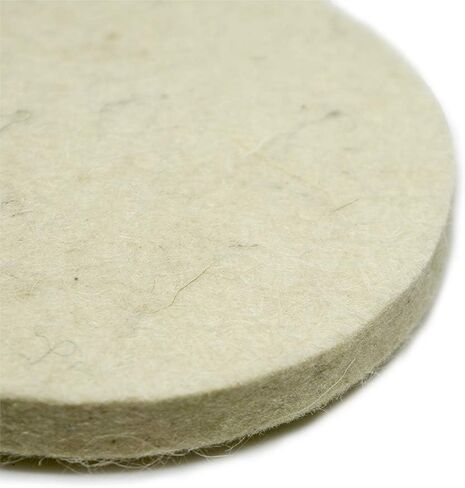 Benchmark Abrasives 2 Inch Sanding Discs Felt Quick Change Wool Buffing Pad for Drill & Die Grinder - Surface Conditioning Tool for Deburring, Polishing, Buffing Polishing Wheel for Drill - 10 Pack in Saudi Arabia
