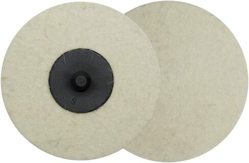 Benchmark Abrasives 2 Inch Sanding Discs Felt Quick Change Wool Buffing Pad for Drill & Die Grinder - Surface Conditioning Tool for Deburring, Polishing, Buffing Polishing Wheel for Drill - 10 Pack in Saudi Arabia
