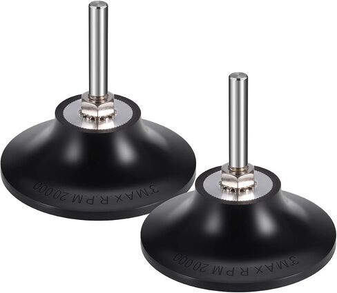 2-Pack 3" Disc Pad Holder Shank for Polishing, Sanding, Surface Preparation, 1/4" Shank in Saudi Arabia