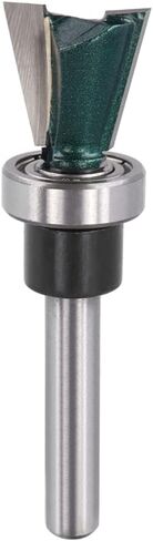 Mesee Dovetail Joint Bearing Router Bit، 1/4 بوصة شانك من الدرجة الصناعية تتوافق مع أدوات قطع الطحن الخشبية لصنع أدراج خزانة الأثاث - قطر القطع 5/8 بوصة in Saudi Arabia
