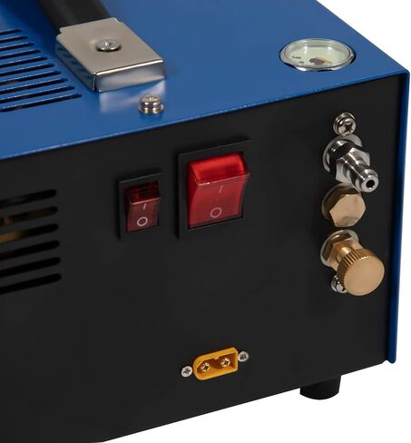ضاغط هواء PCP محمول، مضخة ضاغط هواء كهربائية، مسدس هواء محمول خالي من الزيت/الماء 110 فولت ومضخة خزان غوص سكوبا مع محول طاقة وفلتر رطوبة الزيت لملء خزان PCP in Kuwait