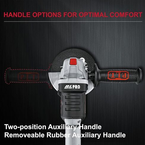 P.I.T. 20V Cordless Angle Grinder, 4 1/2 in. Power Angle Grinder 7/8 in.Arbor with 4.0 Ah Lithium-ion Battery and Charger, Diamond Cutting Wheel and Flap Discs in Kuwait