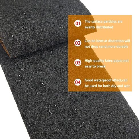 Ultra Fine Water Sandpaper.120 to 5000,7000,8000,10000 Assorted Grit-17pcs | Sanding Paper,Abrasive paper for Wood Furniture Finishing, Automotive Polishing, 9 x 3.6 Inches in Saudi Arabia