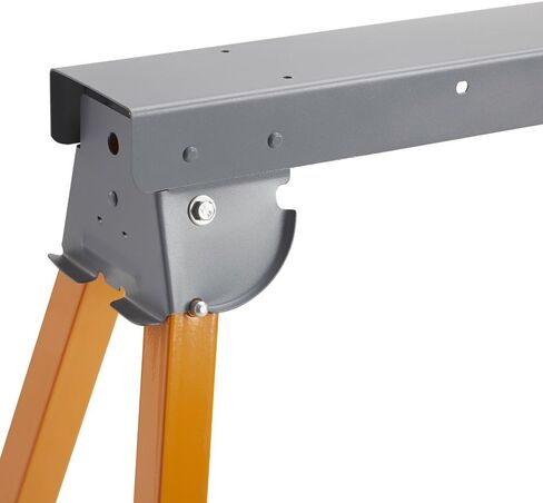 All Steel Folding Sawhorse Bora Portamate PM-3300. حصان منشار عالي التحمل بطول 83.82 سم. مجمعة بالكامل، 500 رطل. سعة وطيات بسرعة لسهولة التخزين. in Saudi Arabia