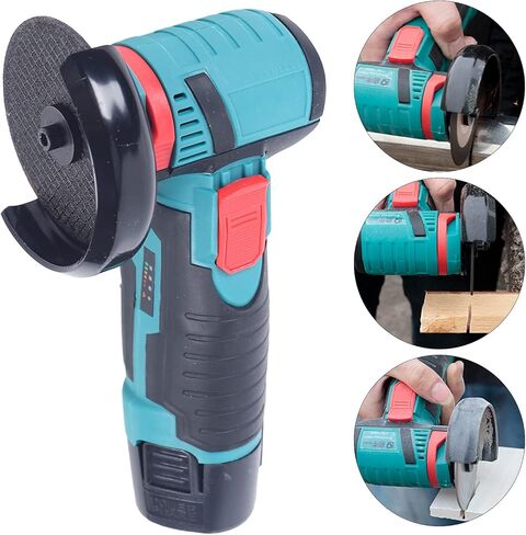 YIYIBYUS طاحونة زاوية صغيرة لاسلكية فرش M5 القاطع تلميع ماكينة الطحن 12 فولت 19500rmp يده الملمع أداة السلطة in Kuwait