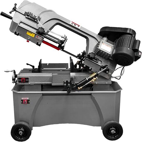 JET HVBS-712, 7" x 12" Metal Bandsaw, 4 Speed, 3/4HP, 1Ph 115/230V & Lenox - 29232CLB72360 Classic Tuff Tooth Band Saw Blade, Bimetal, Regular Tooth, Wavy Set in Saudi Arabia