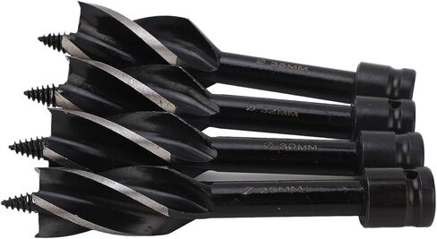 مجموعة لقمة مثقاب 4 قطع لقمة مثقاب خشبية 4 فلوت ساق سداسية قابلة للفصل لقمة مثقاب خشبية فعالة مجموعة لقمة مثقاب in Kuwait