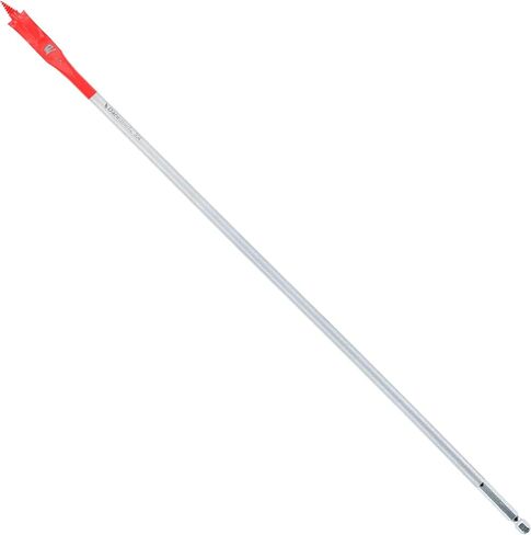 Diablo Spade Bit for Wood - 1/2" Diameter, 16" Length, 1/4" Hex Shank | Ideal for Wood Framing, Stacked Furniture, Gardening, and Plumbing Applications - Speed-TIP Design, Curved Paddle - DSP3020 in Kuwait