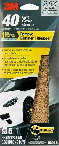 3M Auto Small Dent Repair Sanding Kit w/ 80, 180, 400, and 1500 Grit Sheets, 3 2/3 in x 9 in, 9 Sheets Total in Saudi Arabia