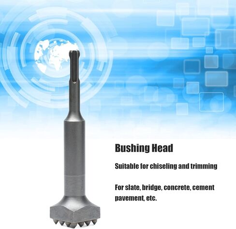 Square Head Bushing Bit, Rotary Hammer Drill Bits, 40cr Steel Electric Flower Hammer Point Groove Chisel, for Concrete in Kuwait