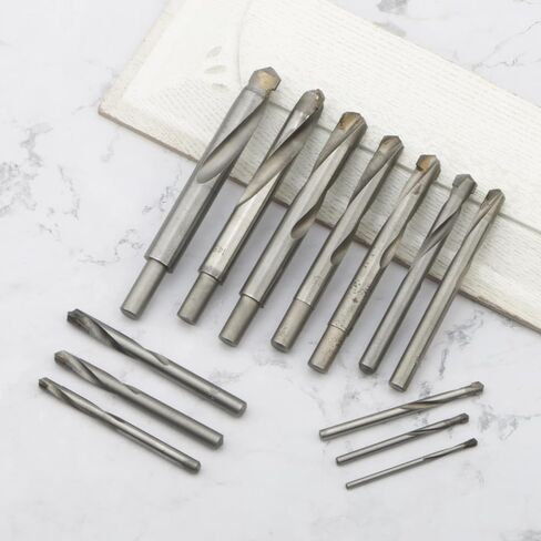 JIUWU 13pcs Tungsten Steel Cemented Carbide Twist Drill Bits, Metal Drill YG Alloy Blade, for Stainless Steel Copper Aluminum Zinc Alloy, 3 4 5 6 7 8 9 10 11 12 13.5 14 15mm in Saudi Arabia