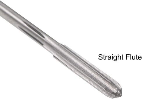 uxcell 3mm Chucking Reamer, HSS Cobalt M35 Lathe Machine Reamer D4 6 Straight Flutes, Round Shank Milling Cutting Tool, for Stainless Steel Alloy Copper Metal, 2pcs in Saudi Arabia