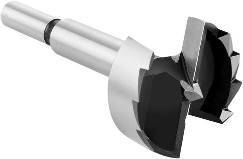 HPHOPE 1" Forstner Bit for Wood, High-Speed Steel, Round Shank | Clean Flat-Bottom Holes, Precision Center Spur, Fast Chip Removal, for Hardwood, Softwood and Plywood in Saudi Arabia