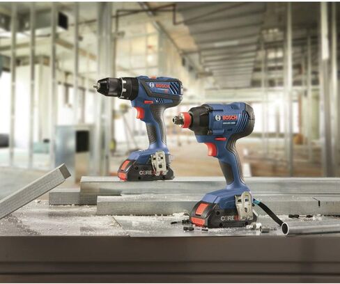 BOSCH GXL18V-239B25 CORE18V 2-Tool Power Tool Combo Kit with Soft Case (2-Batteries Included and Charger Included) in Saudi Arabia