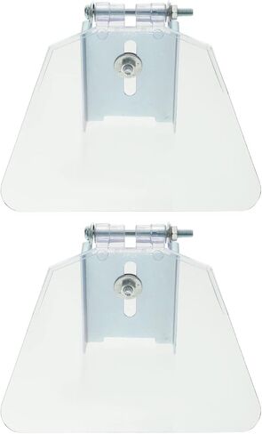 Bench Eyeshield, 2 Pcs Stainless Steel Bench Guard Shield Eyeshield Replacement Kit Eye Shield Accessories for Bench Type 125/150 Grinders in Saudi Arabia