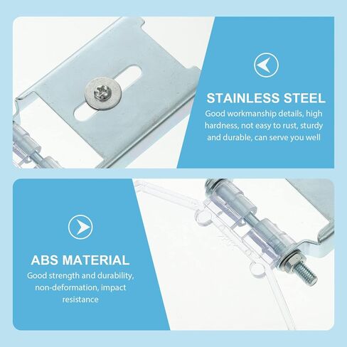 Bench Eyeshield, 2 Pcs Stainless Steel Bench Guard Shield Eyeshield Replacement Kit Eye Shield Accessories for Bench Type 125/150 Grinders in Saudi Arabia