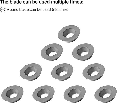 12mm Round Carbide Inserts Cutters Indexable, 10pcs Carbide Wood lathe tools Replacement Inserts with Screws Fits For Woodworking Lathe Wood Turning tools in Kuwait