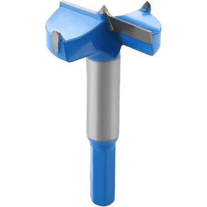 Hegebeck Forstner Drill Bits 3" Woodworking Hole Saw Boring Drill Bits Carbide Wood Drilling Cutter with 2/5inch Hex Handle for Wood Plastic Plywood 1 Pcs