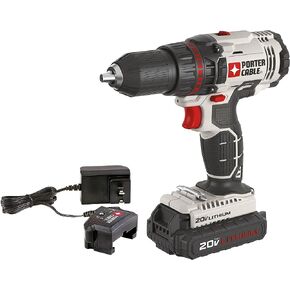 PORTER-CABLE 20V MAX* Cordless Drill/Driver Kit, 1/2-Inch (PCC601LA) in Kuwait