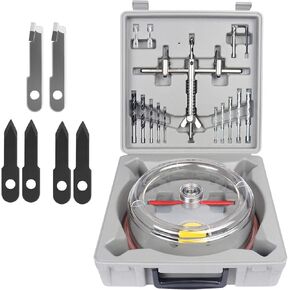 Amartisan Hole Cutter, 1-5/8" to 8" (40-200mm) Adjustable Hole Saw Cutter, with ABS Dust Shield for recessed Lights, Ceiling Speakers, Vent Holes in Kuwait