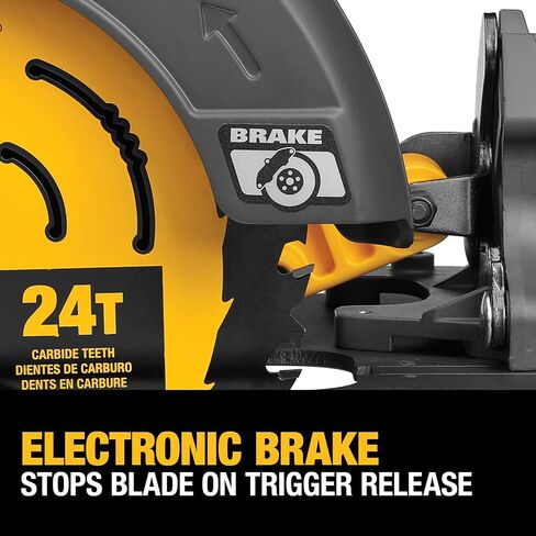DEWALT FLEXVOLT 60V MAX* Circular Saw with Brake Kit, 7-1/4-Inch (DCS578X2) in Saudi Arabia