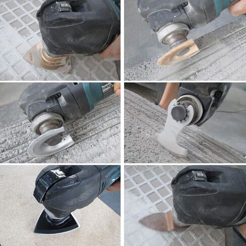 118PC Oscillating Tool Blades, Oscillating Multitool Saw Blades Accessories Kit in Saudi Arabia