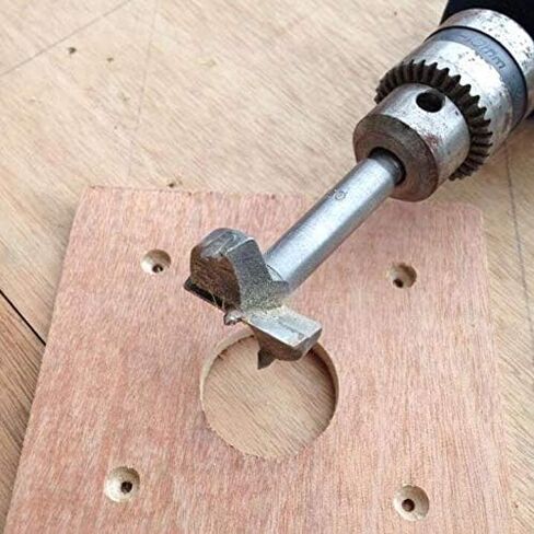 Forstner Drill Bit Set 16pcs 15-35mm Punching Bit Wood Slabs Flat Wing Drilling Hole Hinge Cemented Carbide Drilling Counterbore Flat Bit Drill Set Woodworking Hole Saw Wood Cutter Tool (16pcs) in Saudi Arabia